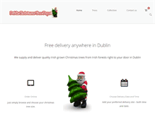 Tablet Screenshot of dublinchristmastreedepot.com